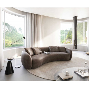 LARNA modern kanapé - taupe - 260cm