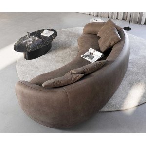 LARNA modern kanapé - taupe - 260cm