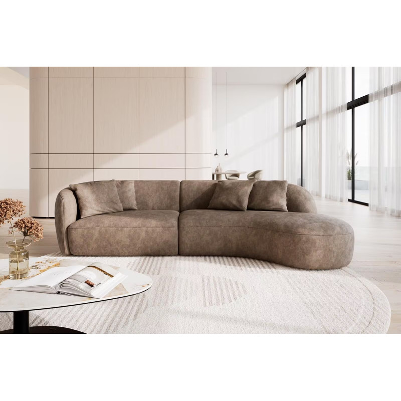 MARINI modern kanapé - taupe - 330cm