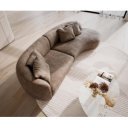 MARINI modern kanapé - taupe - 330cm