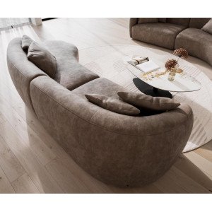 MARINI modern kanapé - taupe - 330cm