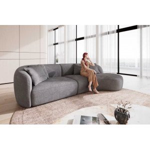 MARINI modern kanapé - szürke - 330cm DELIFE