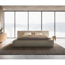 MITCHELL prémium bouclé ágykeret -180cm - fehér