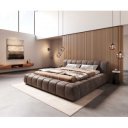 ROWLING prémium  ágykeret -180cm - taupe