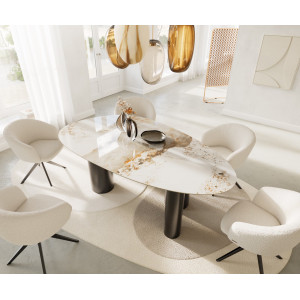 VERANO prémium kerámia étkezőasztal - 220cm