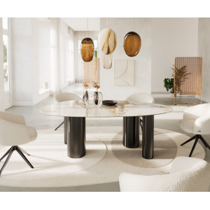 VERANO prémium kerámia étkezőasztal - 220cm