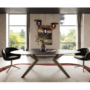 CERAMO II prémium kerámia étkezőasztal - 220cm