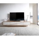 KELON prémium akác fali TV-szekrény - 200/220cm