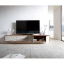 KELON prémium akác fali TV-szekrény - 200/220cm