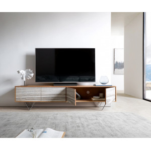 KELON prémium akác TV-szekrény - 200/220cm