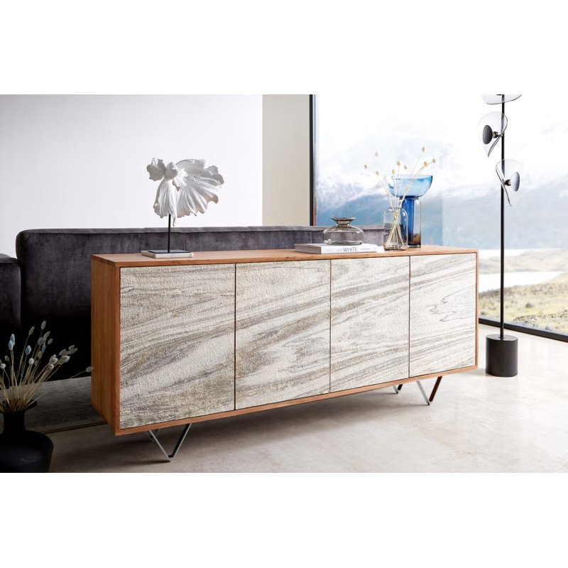 KELON prémium akác komód - 175cm