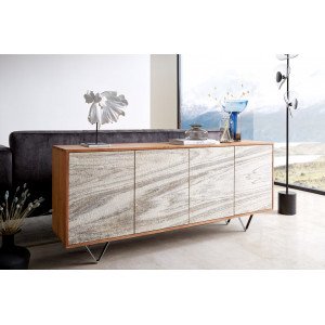 KELON prémium akác komód - 175cm bútor