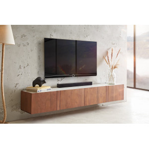 SILVA prémium akác fali TV-szekrény -200cm bútor