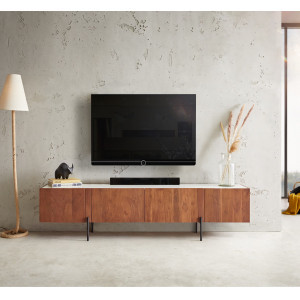 SILVA prémium akác TV-szekrény -200cm