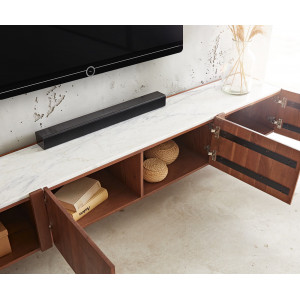 SILVA prémium akác TV-szekrény -200cm