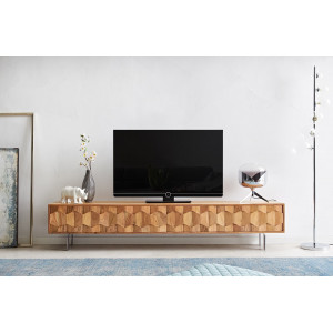 FEVON prémium akác TV-szekrény -200cm - natúr bútor