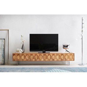 FEVON prémium akác TV-szekrény -200cm - natúr bútor