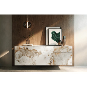 LITHOS  prémium kerámia fali komód - 180cm bútor