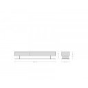 LITHOS  prémium kerámia TV-szekrény - 150/200cm