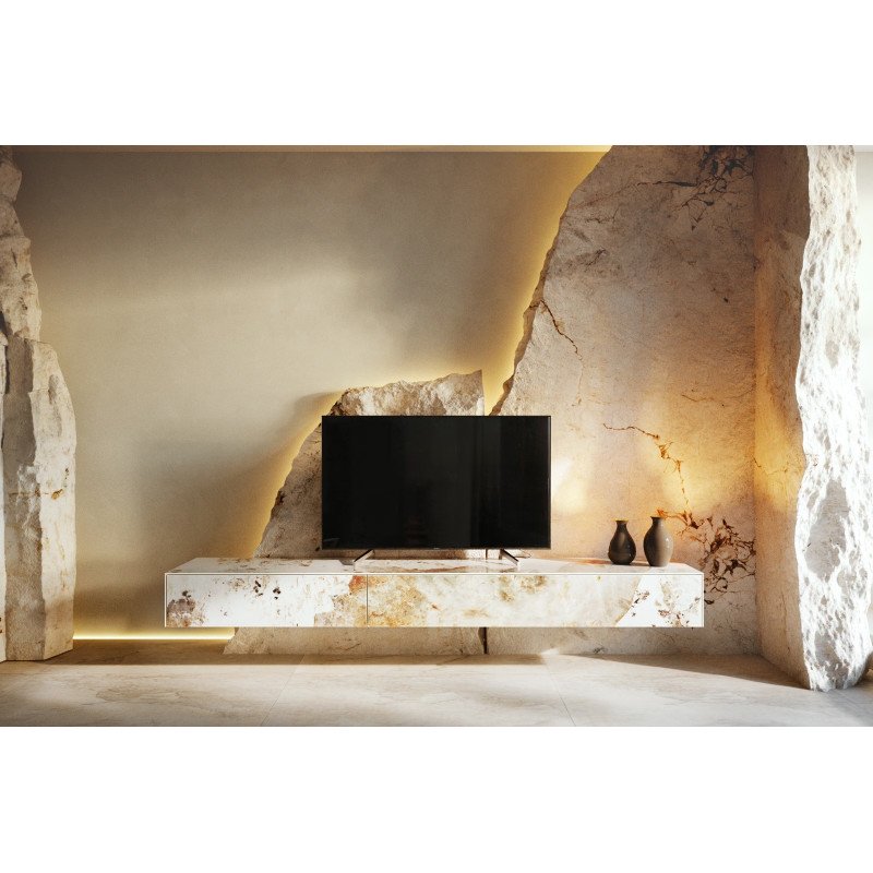 LITHOS  prémium kerámia fali TV-szekrény - 200cm