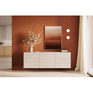 TRAVENO  prémium kerámia fali komód - 180cm bútor