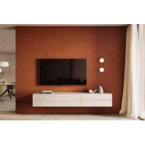 TRAVENO  prémium kerámia fali TV-szekrény - 220cm bútor