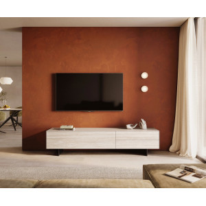 TRAVENO  prémium kerámia TV-szekrény - 180/220cm