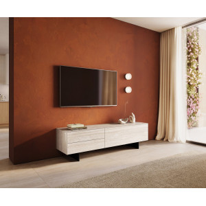 TRAVENO  prémium kerámia TV-szekrény - 180/220cm