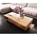 LOVECRAFT-II prémium akác dohányzóasztal - 115cm