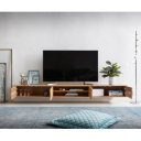 FEVON prémium akác fali  TV-szekrény -240cm - natúr