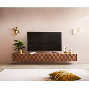 FEVON prémium akác fali  TV-szekrény -200/220cm