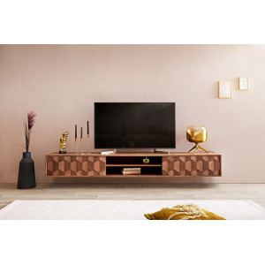 FEVON prémium akác fali  TV-szekrény -200/240cm bútor