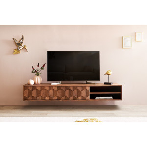 FEVON prémium akác fali TV-szekrény -160cm bútor