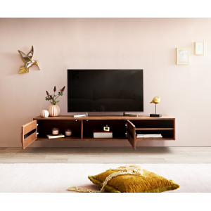 FEVON prémium akác fali TV-szekrény -160cm