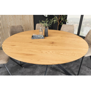 HELIX kerek tölgy étkezőasztal - 120cm