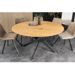 HELIX kerek tölgy étkezőasztal - 120cm