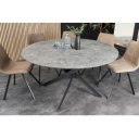 HELIX modern kerek étkezőasztal - 120cm - beton