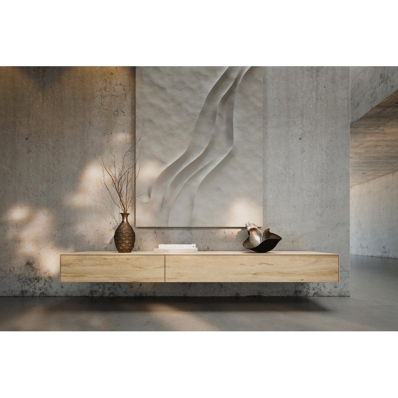 NATIVO prémium kerámia fali TV-szekrény - 150/200cm