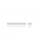 NATIVO prémium kerámia fali TV-szekrény - 150/200cm