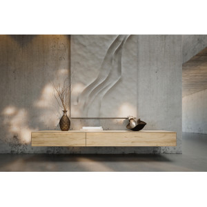 NATIVO prémium kerámia fali TV-szekrény - 150/200cm bútor