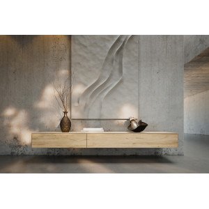 NATIVO prémium kerámia fali TV-szekrény - 150/200cm bútor