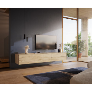 NATIVO prémium kerámia fali TV-szekrény - 180/220cm