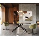 LUNARO prémium üveg  étkezőasztal - 200cm