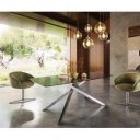 LUNARO prémium üveg  étkezőasztal - 200cm