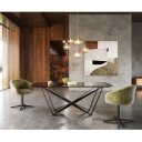 LUNARO II prémium üveg  étkezőasztal - 200cm