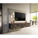 PALAZZO prémium kerámia fali TV-szekrény - 180/220cm