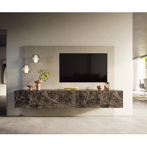 PALAZZO prémium kerámia fali TV-szekrény - 180/220cm