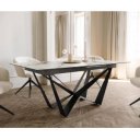 TORIANO prémium kerámia étkezőasztal - 180-220cm - calacatta