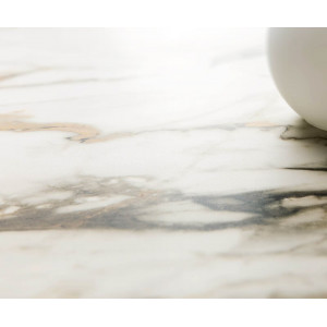 ELEMENTO prémium kerámia étkezőasztal - 180-220cm - calacatta