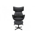 VIANNA design fotel - fekete